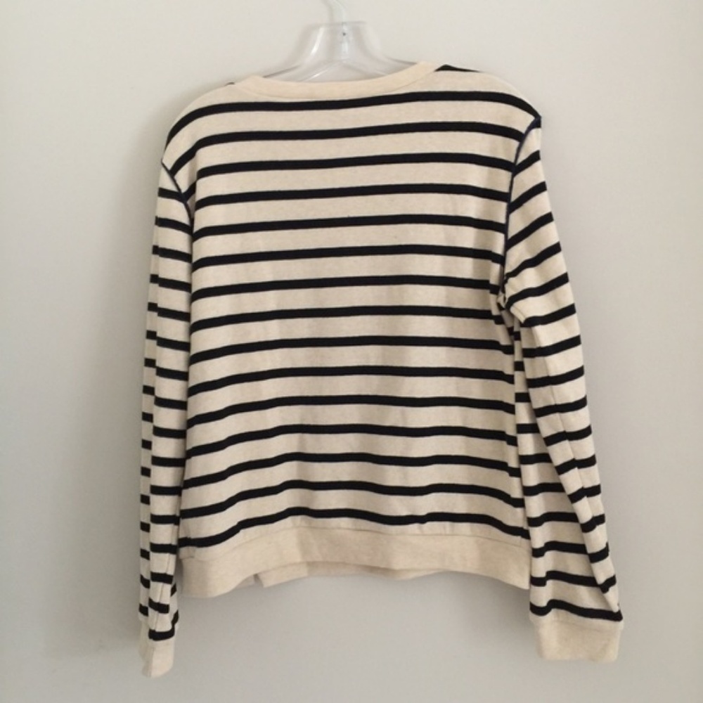 Anthropologie Finn Striped Pullover Top new SIZE LP PL petite size - Picture 5 of 9
